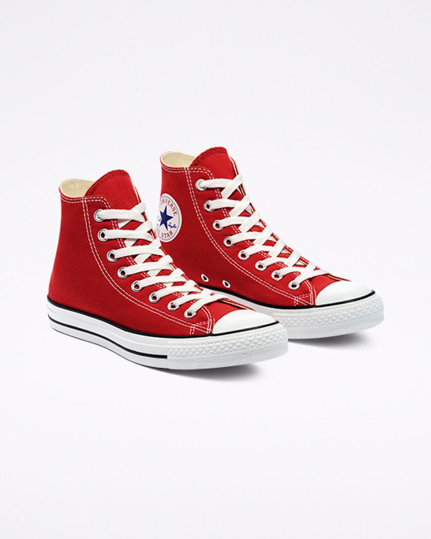 Tenis Converse Chuck Taylor All Star Classicos Cano Alto Masculino Vermelhas | PT Z0307PT